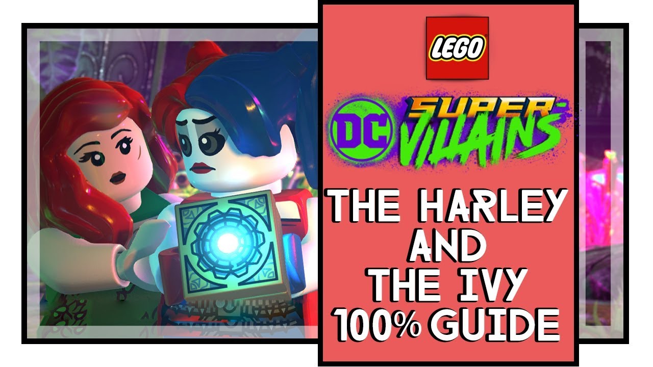 LEGO DC Super Villains The Harley And The Ivy All Minikits And Collectibles
