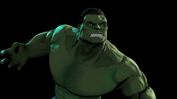 Hulk, el proyecto final del TS de Animaciones 3D, Juegos y Entornos Interactivos