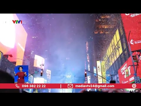 Video: Mừng Giao thừa tại Quảng trường Thời đại