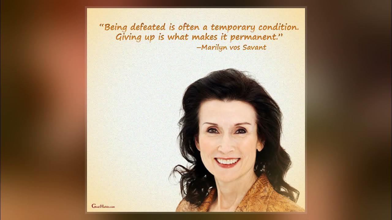 UNDERESTIMATING MARILYN VOS SAVANT, by The Mayborn