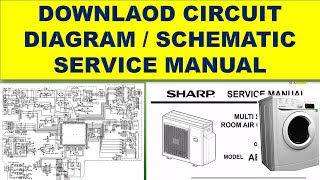 349 How to Download Circuit Diagram | Schematic | Service Manual for Inverter AC | Washing Machine