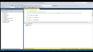 LEFT () String Function in SQL SERVER  #shorts