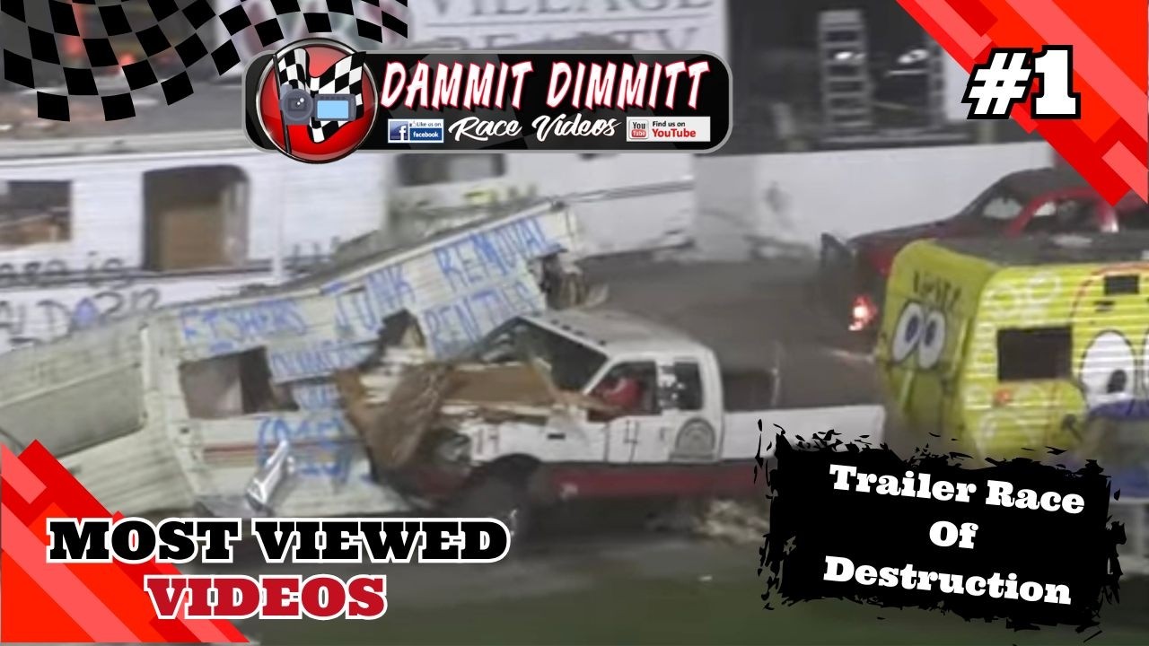 8 2 2025 Grundy County Speedway Figure-8 Trailer Race of Destruction ...