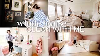 NEW WHOLE HOUSE CLEAN WITH ME, DECLUTTER AND CLEANING MOTIVATION