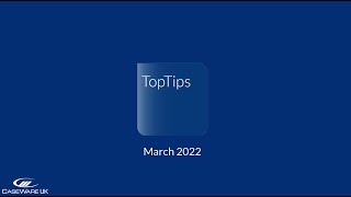 Top Tips - March 2022