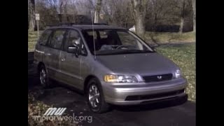 Motorweek 1995 Honda Odyssey and Accord V6 Road Test