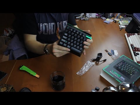 Unboxing a Lemokey L0 HE one-handed gaming keyboard!