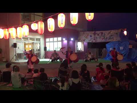 2018 7 28 美ら咲保育園夕涼み会　新川大漁節