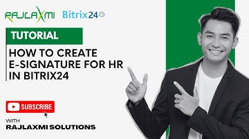 How to Create an E-Signature for HR in Bitrix24 | Step-by-Step Tutorial #bitrix24tutorial