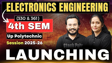 🔥Launching | Electronics Engineering 4th Semester 2026 | @gtechpoly ​