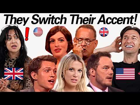 American and British Got Surprised By Celebrities Swithing Their Accent!