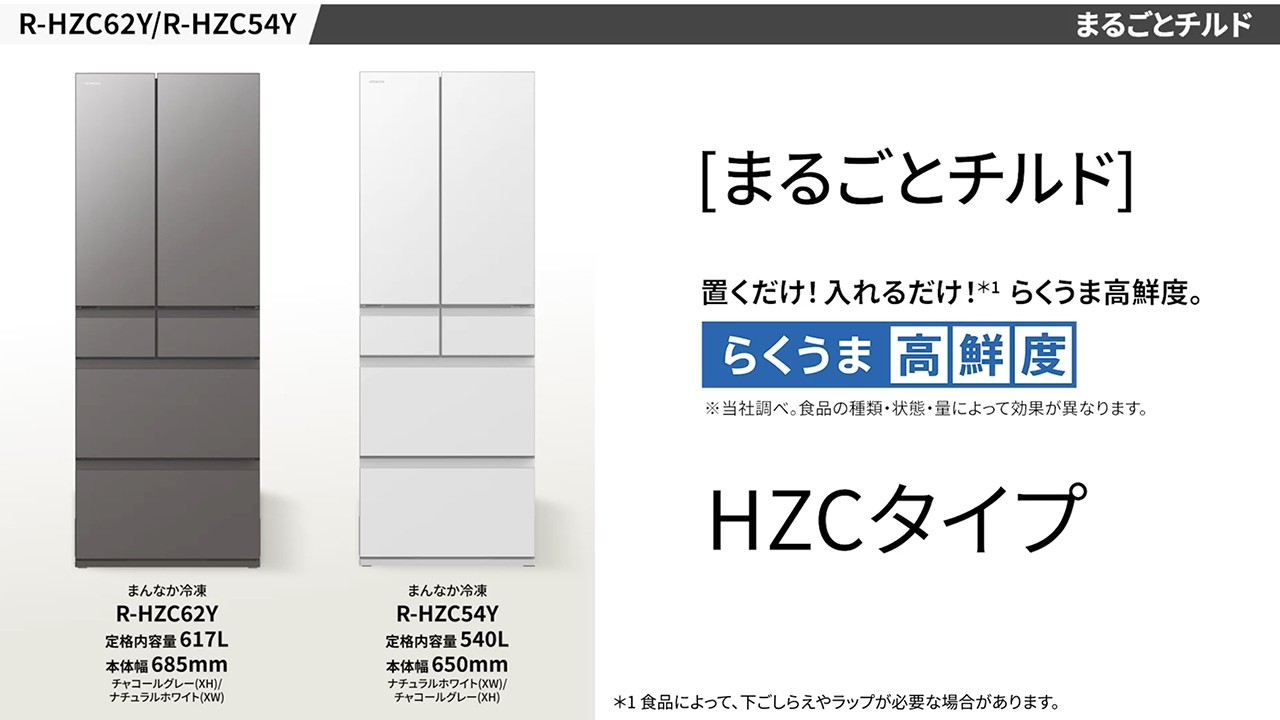 Introducing Hitachi Refrigerator R-HZC Series Whole Chill - YouTube