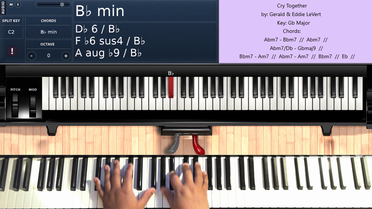 Cry Together (by the O'Jays) - Piano Tutorial - YouTube