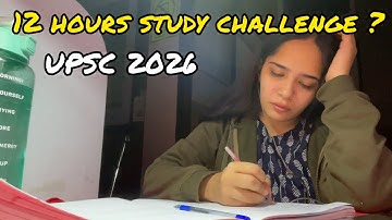UPSC 2026 | Library Challenge | Woke up at 7 am |