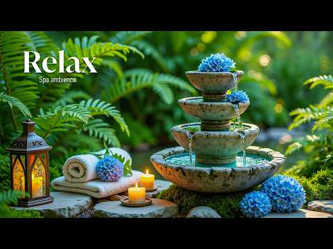 Healing Relaxing Music with Water Flow 🌿 Soft Spa Sounds for Deep Sleep & Stress Relief