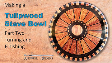 Making a Tulipwood Stave Bowl, Part 2