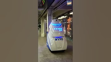 Is this the famous NYPD robot? Times Square 42nd St. station in NYC! #nycsubway #timessquare #nypd