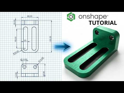 Onshape Tutorial Step by Step - Tutorial 16
