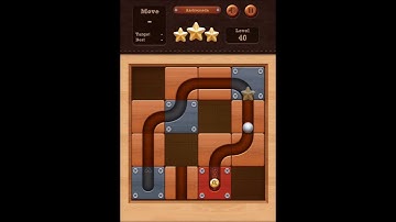 Roll the Ball - STAR MODE Andromeda - Level 40 3-STAR walkthrough 【ロールボール／スライドパズル】