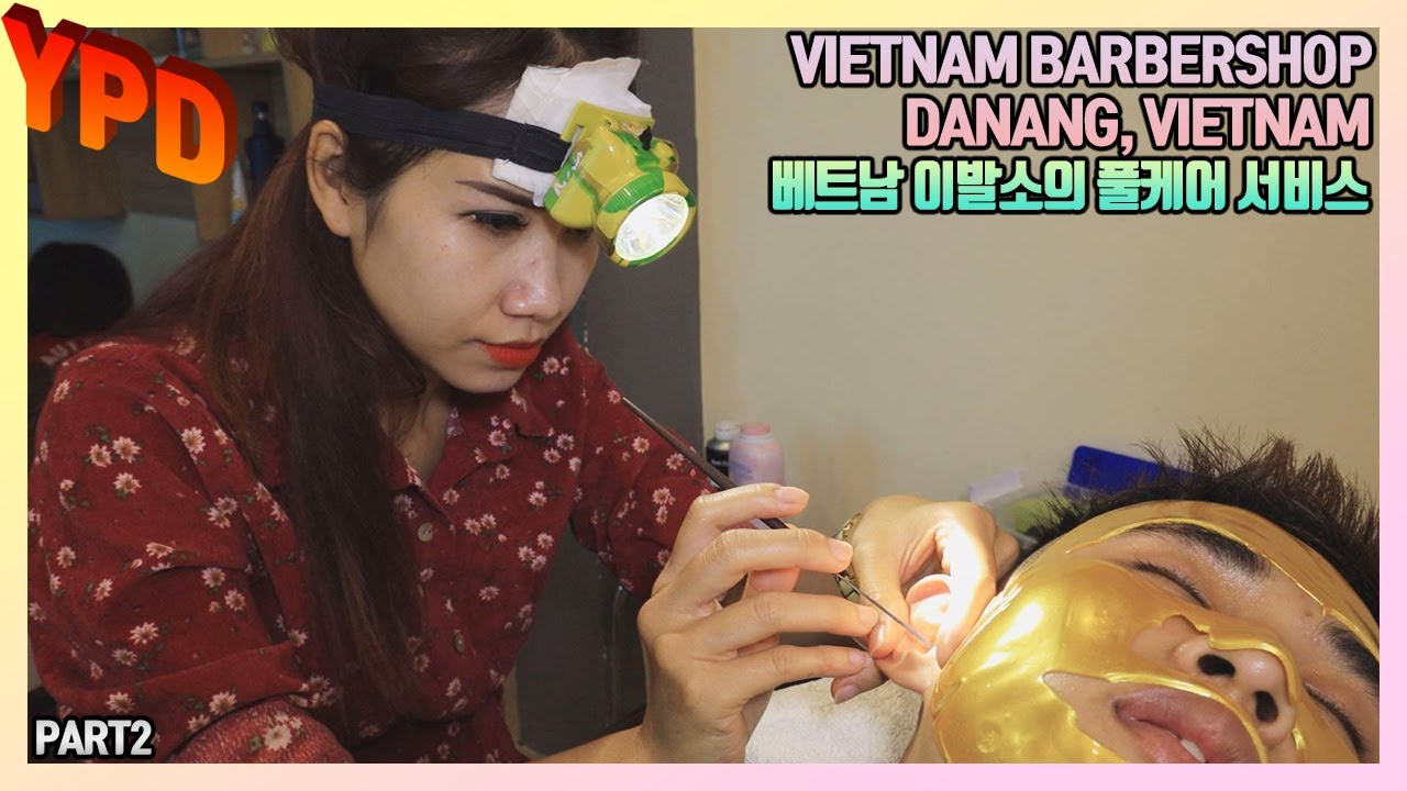 ⁣A57-2 추천하는 다낭 로컬 이발관 체험 ASMR 귀청소와 손톱손질 VIETNAM BARBERSHOP RELAXING SERVICE, EAR CLEANING IN DANANG