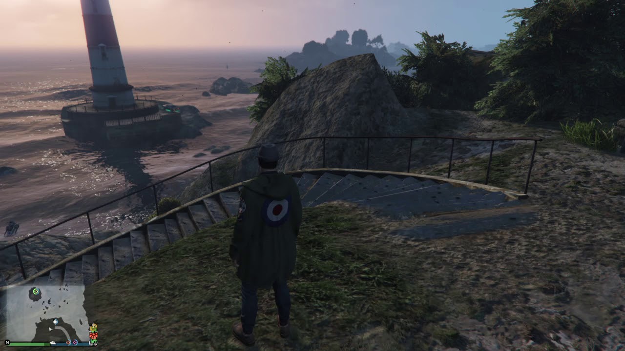 Grand Theft Auto V_Lighthouse Stunt Jump YouTube