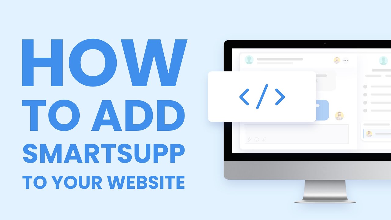 How to add Smartsupp to your website [VIDEO GUIDE] - YouTube