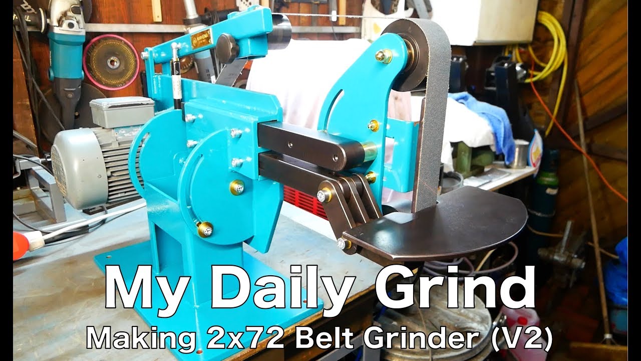 A look at my belt grinders blacksmith shop tools YouTube