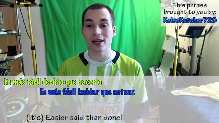 How to say "easier said than done!" in Spanish (Día 98)