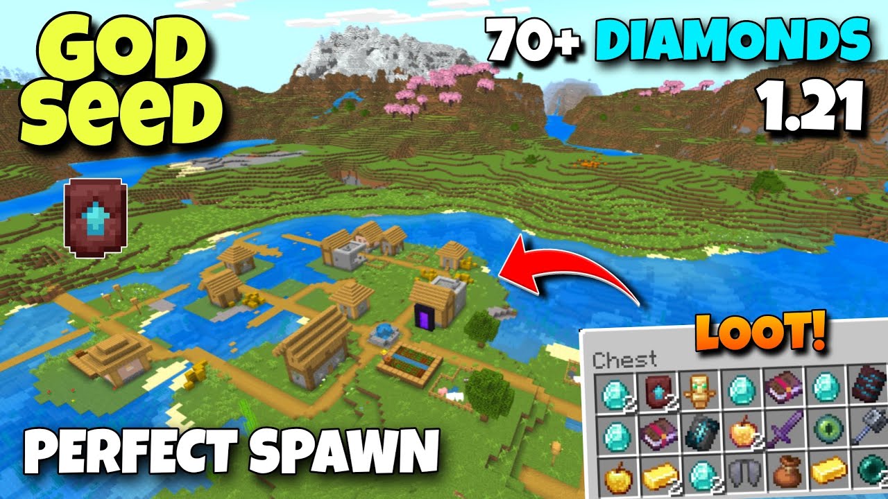 🔥Ultimate [God Seed] For Minecraft 1.21 Bedrock & PE | Seed Minecraft 1 ...