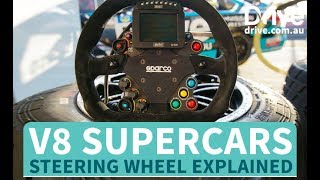 V8 Supercar's Steering wheel explained | Drive.com.au screenshot 5