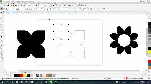 Corel Draw Tips & Tricks Draw a Flower an easy way