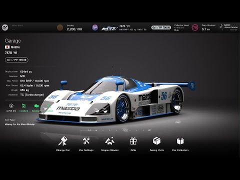 Gran Turismo 7 Neo-Classic Mazda 787B 800pp Fuji + setup 1.68