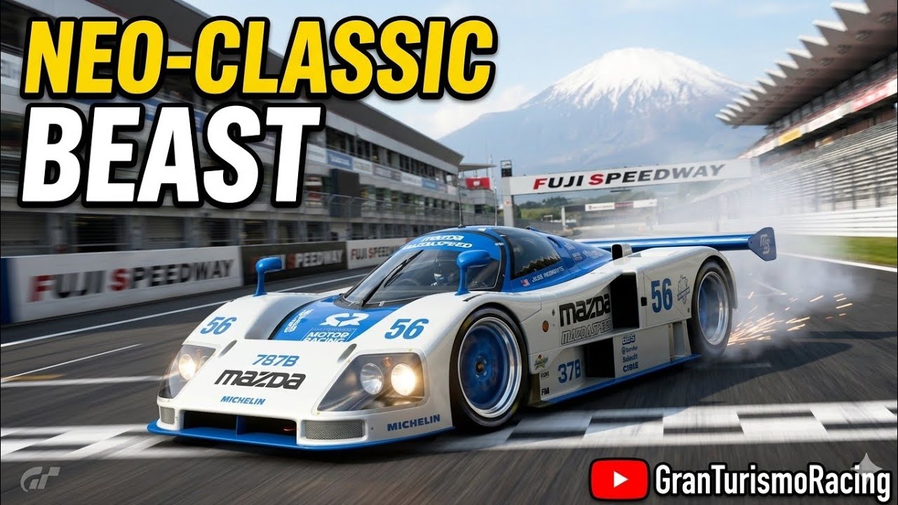 Gran Turismo 7 Neo-Classic Mazda 787B 800pp Fuji + setup 1.68