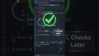 Episode #20 Topic: do-while Loop in Java (10 sec ) #java #dowhileloop #programming