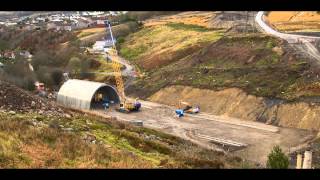 A465 Section 3 Carno Underpass Timelapse