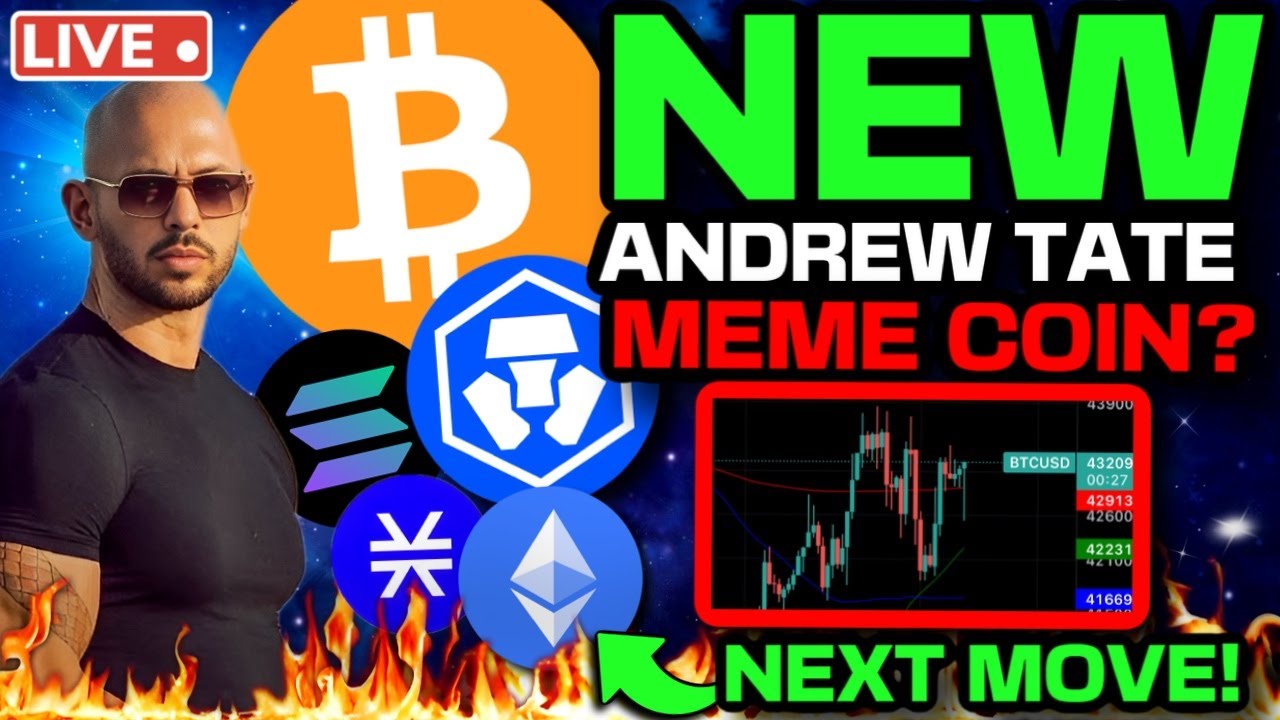 🔴 LIVE STREAM: Bitcoin News & Andrew Tate Crypto Launch? (LOOK OUT FOR  THIS!) Altcoins READY! - YouTube