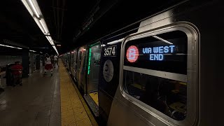 R211A B Train Via West End Entering Atlantic Avenue-Pacific Street