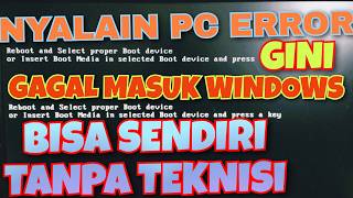 Cara mengatasi masalah Reboot and Select Proper Boot Device pada PC Windows Panduan BIOS versi lama