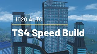 The Sims 4 - Alto Apartment #1020 Speed Build - City Living