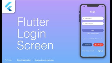 How to make Login screen in Flutter | Speed Code