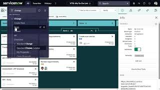 Adding Tasks to ServiceNow Freeform Boards (VTB)