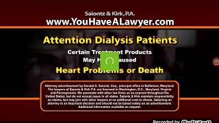 SAIONTZ & KIRK P.A TV COMMERCIAL DIALYSIS ISPOT.TV