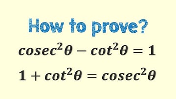 1+cot^2 theta = tan^2 theta Proof