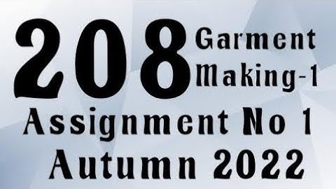 AIOU Code 208 Solved Assignment No.1 Autumn 2022 #aiou #aiousolveassignments