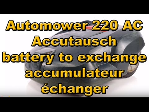 Automower 220 ac batteri Automower 220 ac batteri