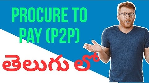 #Telugu lo P2P (procure to pay) cycle in SAP FICO online training/ 💯 Real time training in Telugu 👍