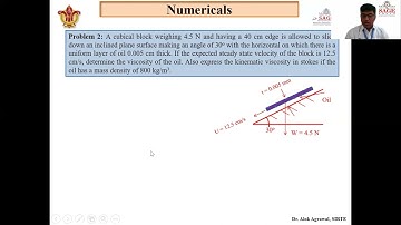 Lecture 6 ME 404 Fluid Mechanics Viscosity Numerical Part I