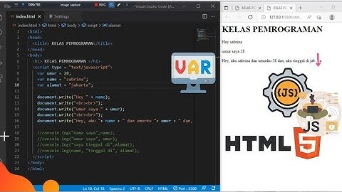 VARIABEL PADA JAVASCRIPT (VAR - JAVASCRIPT) #javascript #css3 #java #javaprogramming