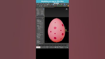 Modeling an Egg in 3Ds Max Using the Lathe Modifier #shorts  #3dsmax #lathe