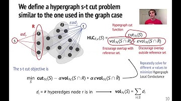 Nate Veldt -- Minimizing Localized Ratio Cut Objectives in Hypergraphs